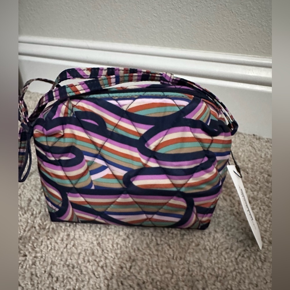 Vera Bradley Retro Ribbons Ultralight Camera Bag Crossbody